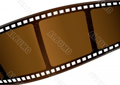 brown film strip