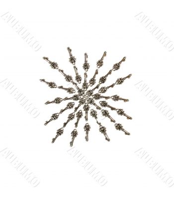 Antique Keys starburst