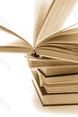 stack of books