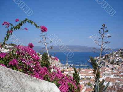 Hydra view from the hill