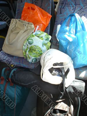 Bags ready to back home