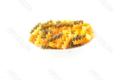 multicolored pasta