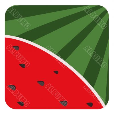 background with watermelon