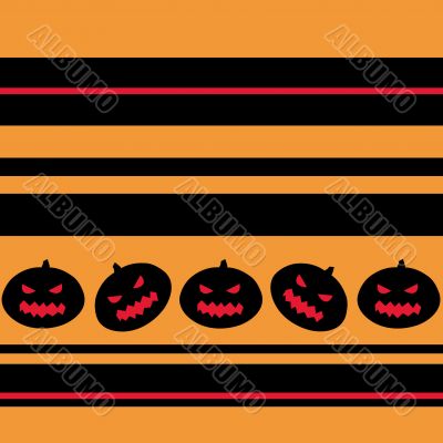 halloween background with pumpkins