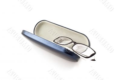 glasses in an open case