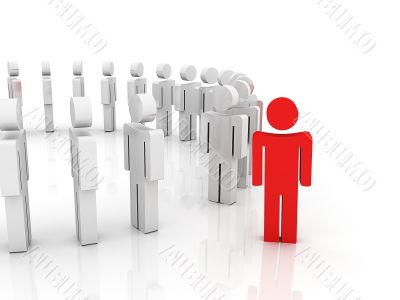 standing out