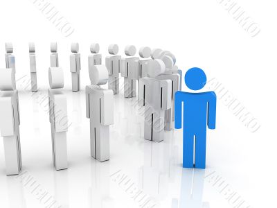 standing out