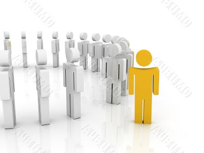 standing out