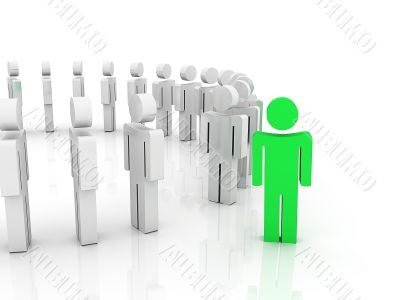 standing out