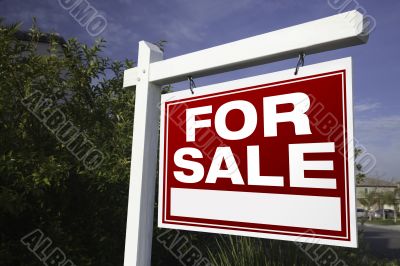 For Sale Real Estate Sign