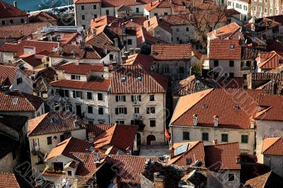 Kotor town in Montenegro