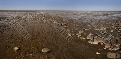 Wadden sea near the german north sea