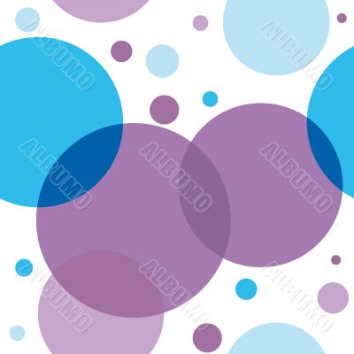 seamless pattern with violet circles