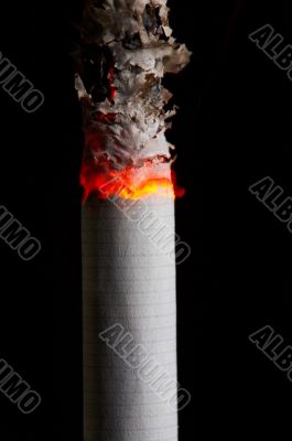 Decaying cigarette