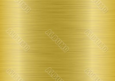 metal brushed elongate gold
