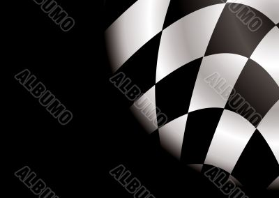 checkered corner blank
