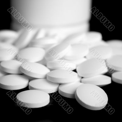 white pills