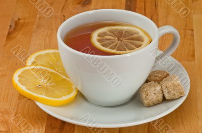 Tea and lemon