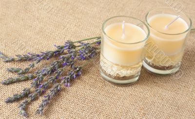 Relaxing spa scene
