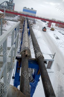 Trunk pipeline - top view.