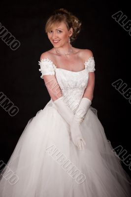 Happy bride
