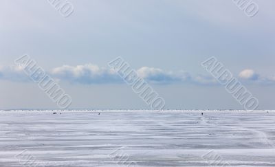 fishermens on ice