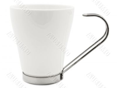 white modern cup