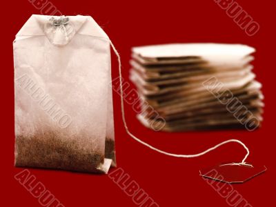 three tea bags