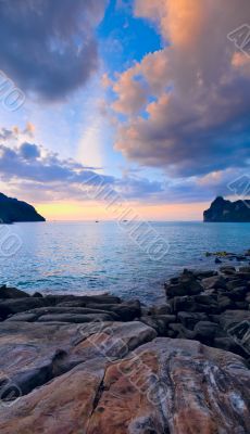 Tropical sunset