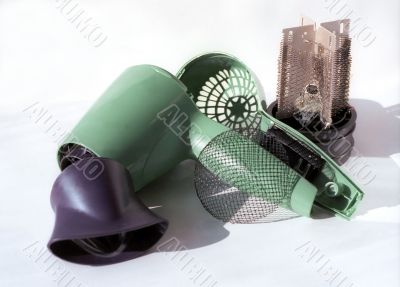 Broken hairdryer