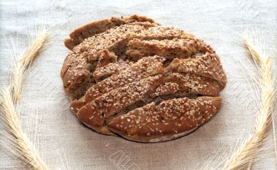 Loaf of rye bread