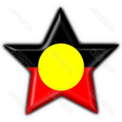 Australian Aboriginal button flag star shape