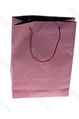 paper bag on white background