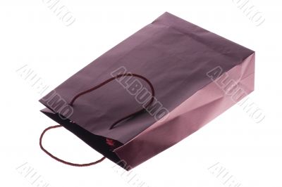 paper bag on white