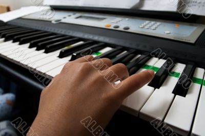 Hands on keyboard