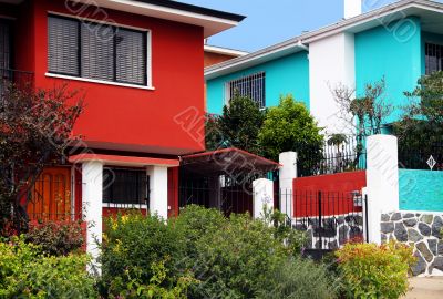 Colorful houses of Valparaiso, Chile