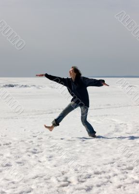 cheerful winter