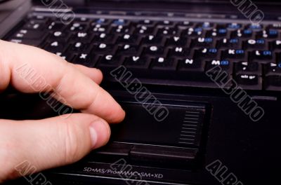 laptop typing