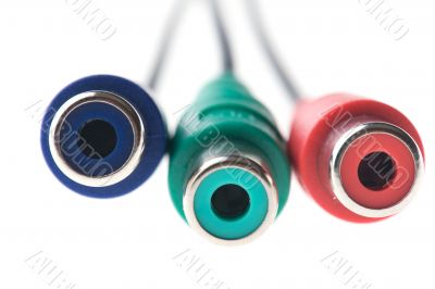 cable isolated closeup