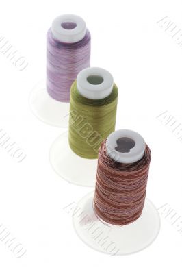 Thread on white background