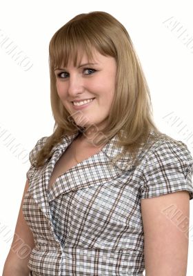 Portrait of the beautiful business girl
