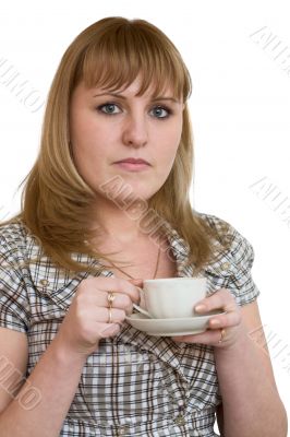 Portrait of the beautiful business girl