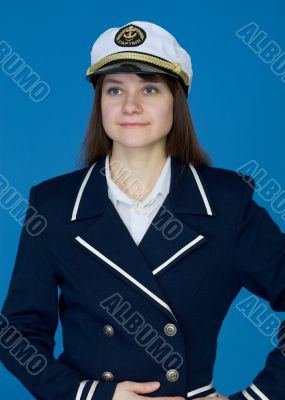 Portrait of the girl - captain
