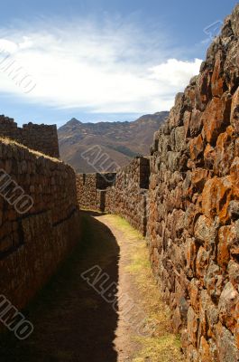 Inca ruins in Pisac