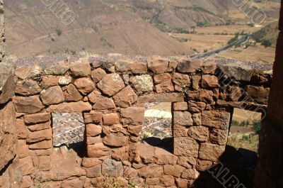 Inca ruins in Pisac