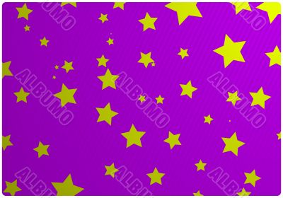 Vector abstract background with stars