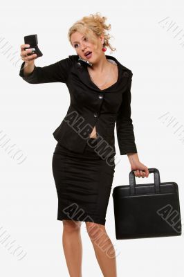 Busy woman