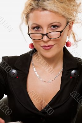 Woman in eyeglasses