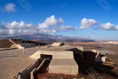 Golan heights rural landscape