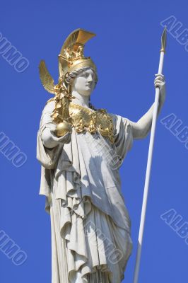 Pallas Athene in front of Viennese parliament